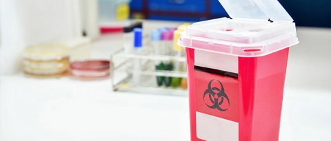 Retningslinjer for avhending av brukte medisinske engangsprodukter